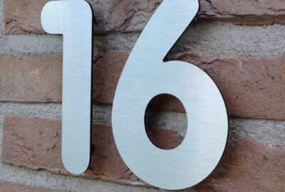 Плоские буквы из нержавеющей стали